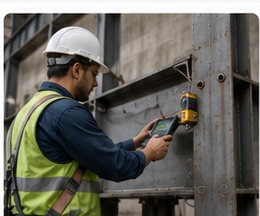 Structural audit of heavy industrial steel equipment