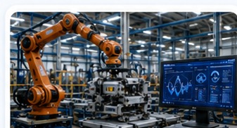 Automated machinery and industrial robot