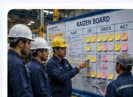 Kaizen continuous improvement meeting